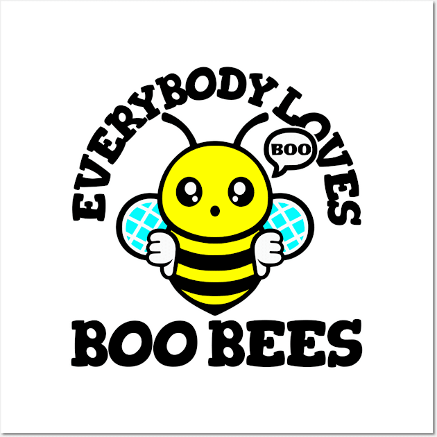 Everybody loves Boo Bees Wall Art by Brand X Graffix